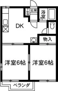 ドエルチェリーB【1階】の間取り