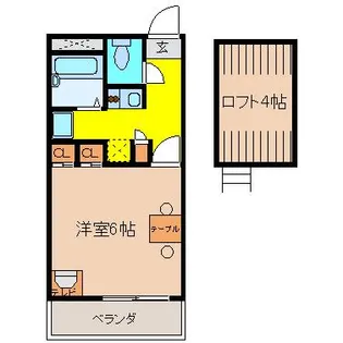 KMティーダ【2階】の間取り