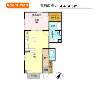 琴【1階】の間取り
