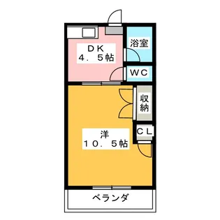 サンハイム和合【2階】の間取り