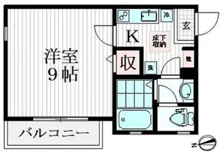 ル-チェ江古田【1階】の間取り