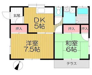 茨城県神栖市知手中央9【一戸建】の間取り