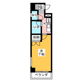 インペリアルコート両替町【6階】の間取り