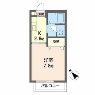 フレグランス・ドミール【2階】の間取り