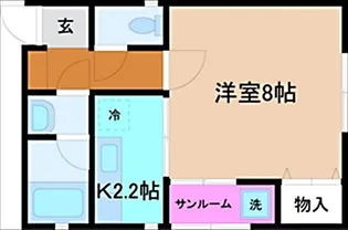 クレール【2階】の間取り