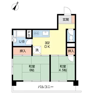 カサブランカ豊玉【2階】の間取り
