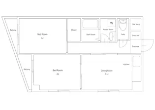 ヒルトップI【4階】の間取り
