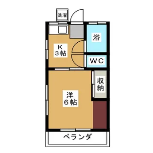 光ハイツ【2階】の間取り