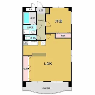 クレール浜松II【3階】の間取り