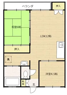 ナンシーコーポ【6階】の間取り