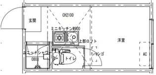 パッソム鵜の木【2階】の間取り