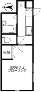 フラットイソ【1階】の間取り