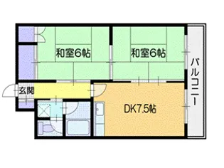 富岡レジデンス【1階】の間取り