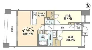 フォリアージュ【4階】の間取り