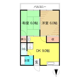 福島県郡山市富久山町福原字大師前【アパート】の間取り