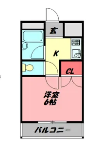 1Kの間取り画像