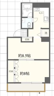 CASA MIA【3階】の間取り