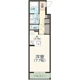 Luxter柴田【2階】の間取り