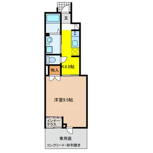 岐阜県岐阜市水海道2【アパート】の間取り