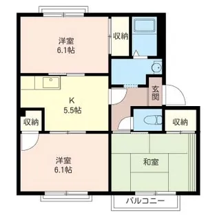 ソレーユ93【2階】の間取り