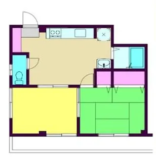 ソレアードMY【3階】の間取り