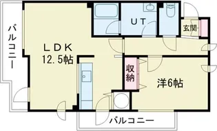 りら・ガーデン・ときわ【1階】の間取り