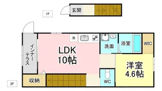 OLIVEII【2階】の間取り