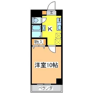 リバーサイド福村 III【1階】の間取り