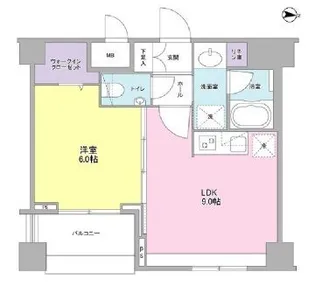 ソアラノーム北浦和【1階】の間取り