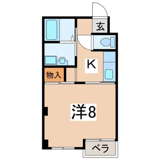 メゾンエスポワール【1階】の間取り