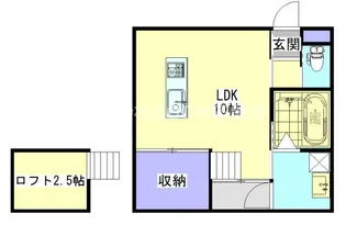 Ever free I【1階】の間取り