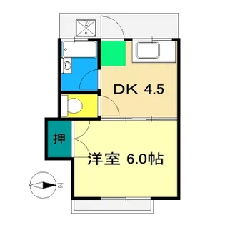 ピアコート西町【2階】の間取り