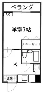 本大ビジネスホテル2号館【4階】の間取り