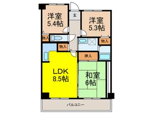 シュシュの間取り