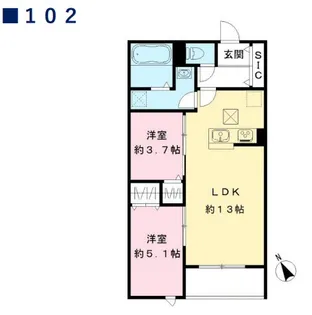 千葉県浦安市富士見2【マンション】の間取り