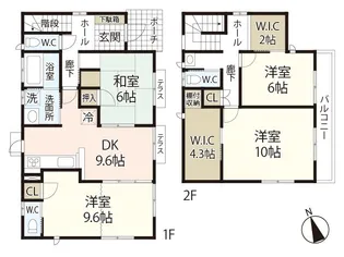 広島県広島市佐伯区利松1【一戸建】の間取り