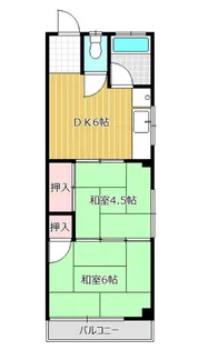 令月【2階】の間取り