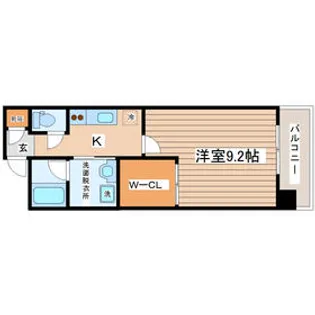 リージア勾当台公園【6階】の間取り