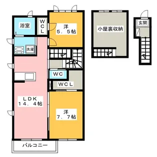 エトワール C棟【2階】の間取り