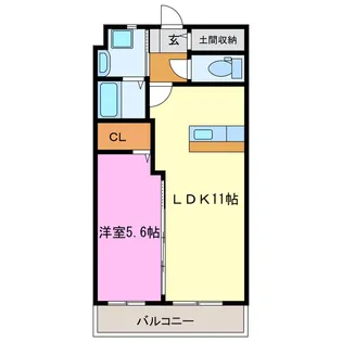 静岡県浜松市中央区葵東1【マンション】の間取り