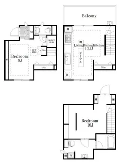 神奈川県横浜市中区小港町1【一戸建】の間取り