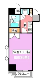 駒込 大河原ビル【4階】の間取り