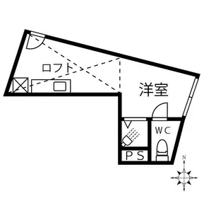ノースピア【2階】の間取り