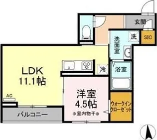 メゾン・ド・グローリー【3階】の間取り