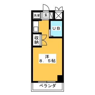 グリーンヒルズ【3階】の間取り