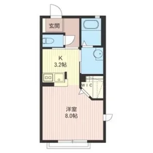 東京都清瀬市松山1【アパート】の間取り