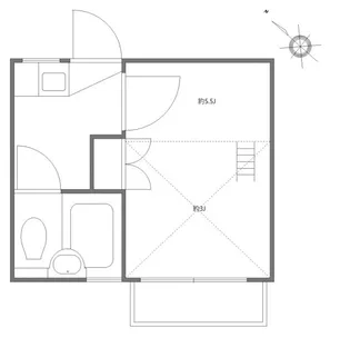 アムール笹塚【2階】の間取り