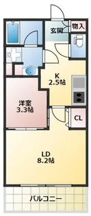 秀和溜池山王レジデンス【5階】の間取り