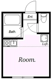 ユナイト野川ラヴィアンローゼ【2階】の間取り