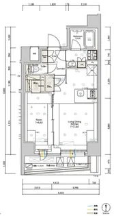 東京都江東区住吉1【マンション】の間取り